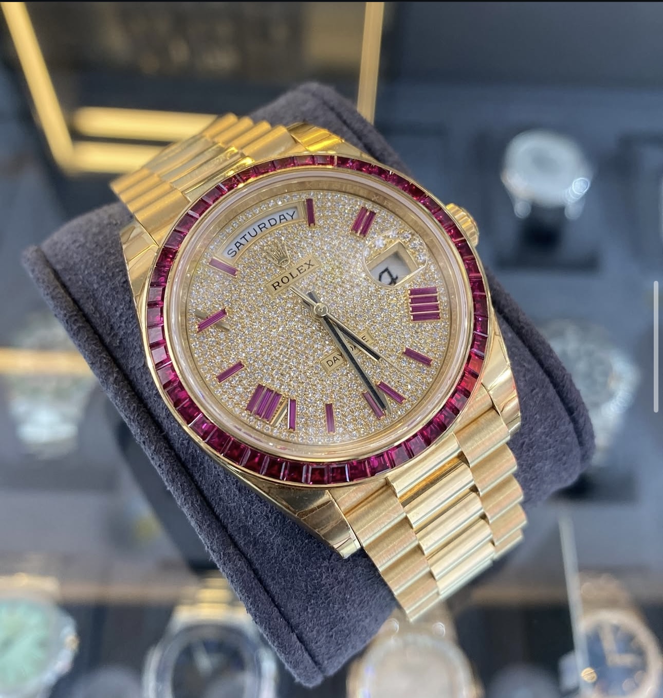 Day-Date Ruby Dial
